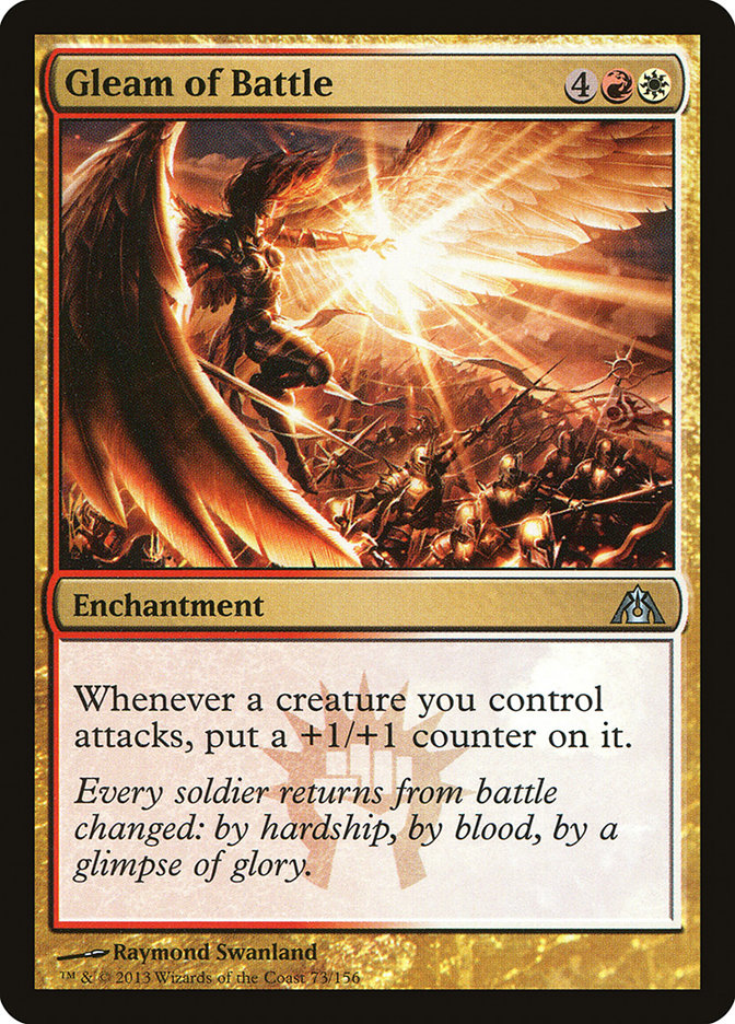 Gleam of Battle [Dragon's Maze] - Magic: The Gathering - Card Brawlers | Quebec | Canada |