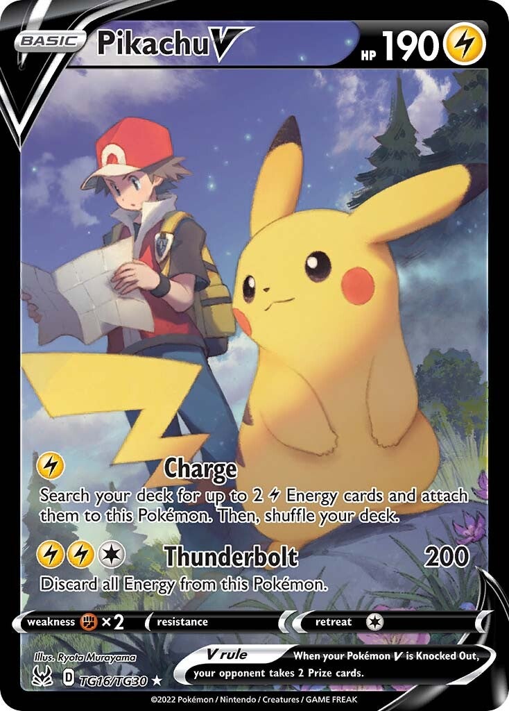Pikachu V (TG16/TG30) [Sword & Shield: Lost Origin] - Pokémon - Card Brawlers | Quebec | Canada |