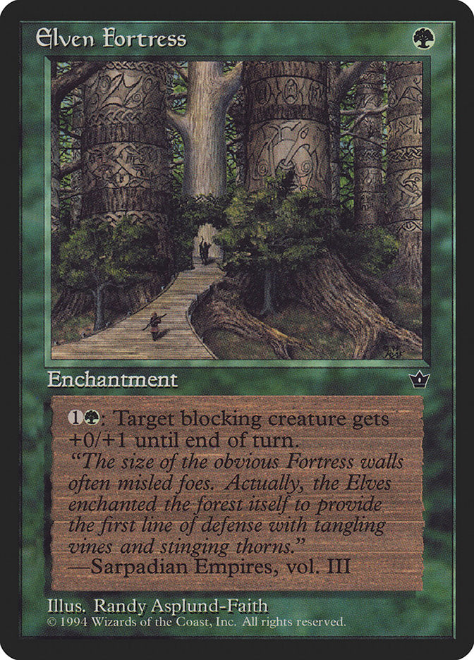 Elven Fortress (Randy Asplund-Faith) [Fallen Empires] - Magic: The Gathering - Card Brawlers | Quebec | Canada |