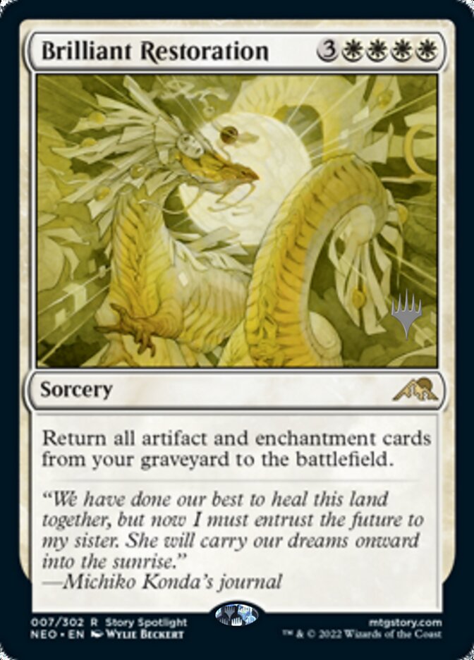 Brilliant Restoration (Promo Pack) [Kamigawa: Neon Dynasty Promos] - Magic: The Gathering - Card Brawlers | Quebec | Canada |