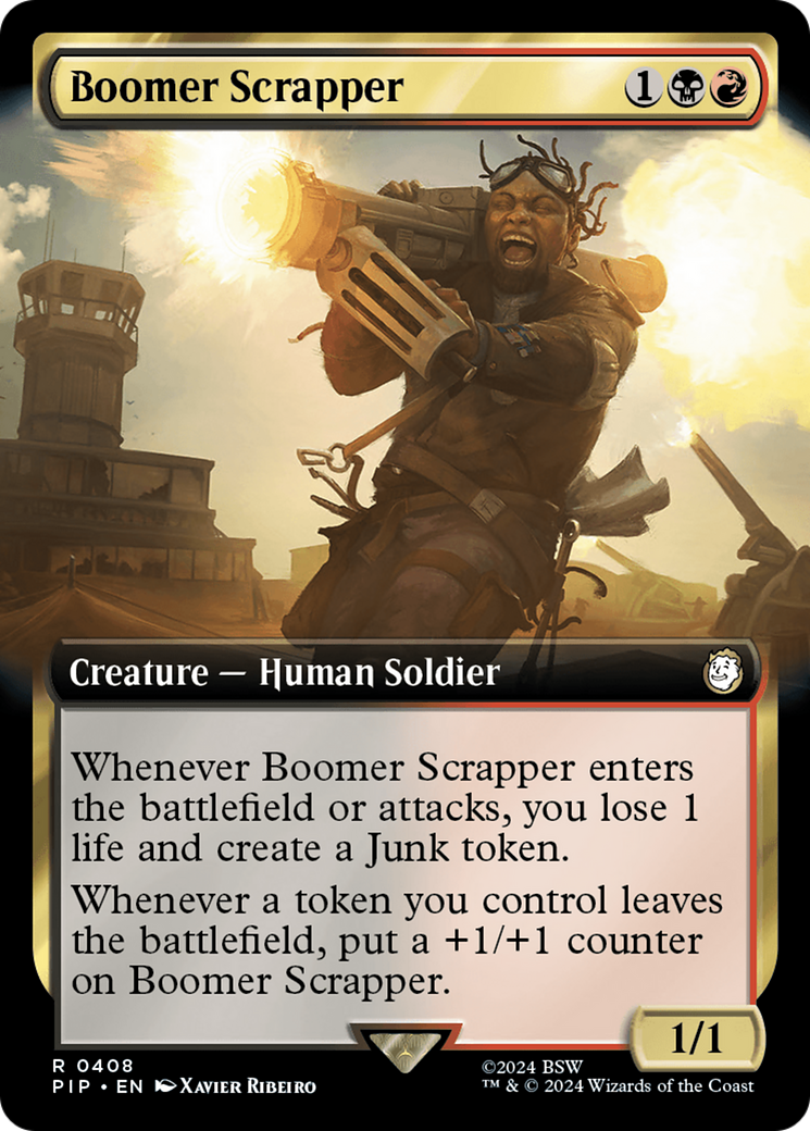 Boomer Scrapper (Extended Art) [Fallout] - Magic: The Gathering - Card Brawlers | Quebec | Canada |