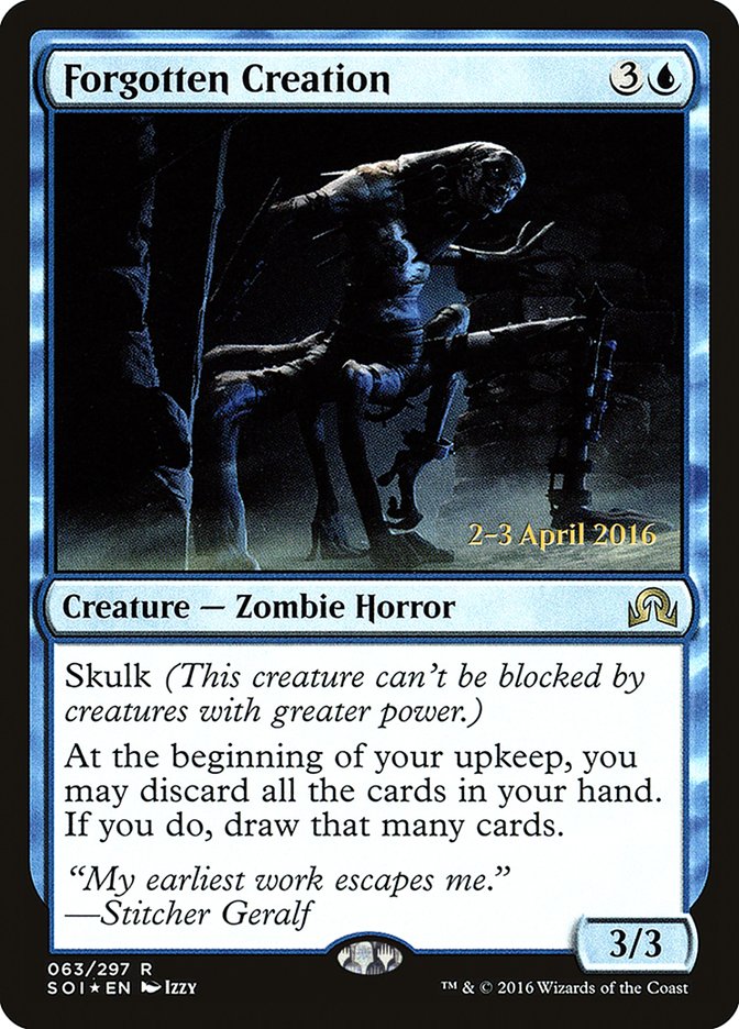 Forgotten Creation [Shadows over Innistrad Prerelease Promos] - Magic: The Gathering - Card Brawlers | Quebec | Canada |