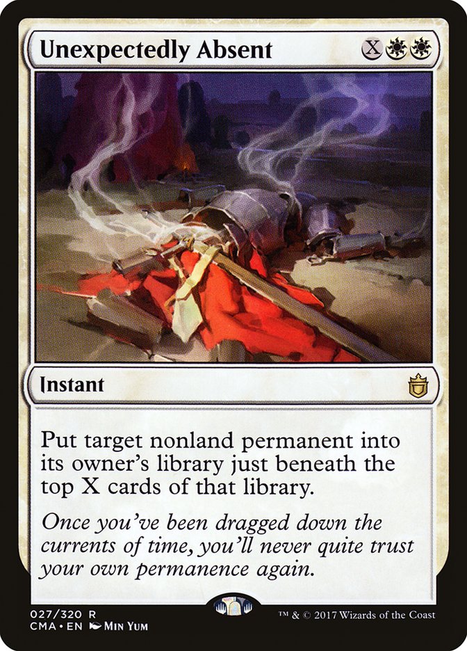 Unexpectedly Absent [Commander Anthology] - Magic: The Gathering - Card Brawlers | Quebec | Canada |