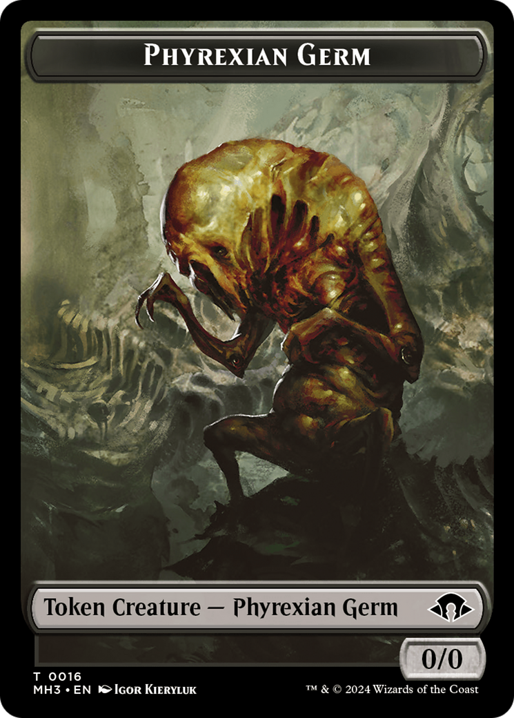 Phyrexian Germ // Blood Double-Sided Token [Modern Horizons 3 Tokens] - Magic: The Gathering - Card Brawlers | Quebec | Canada |