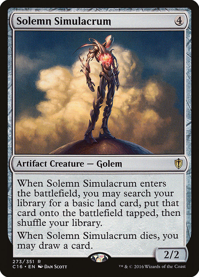 Solemn Simulacrum [Commander 2016] - Magic: The Gathering - Card Brawlers | Quebec | Canada |