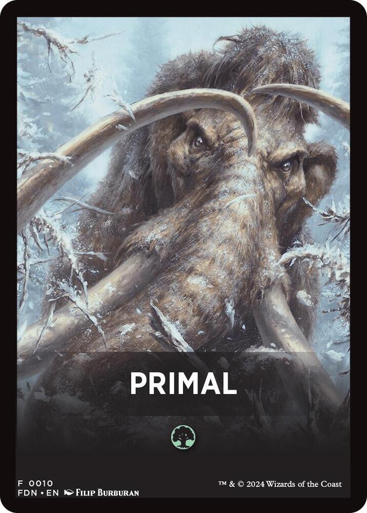 Primal Theme Card [Foundations Tokens] - Magic: The Gathering - Card Brawlers | Quebec | Canada |