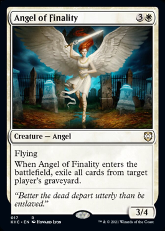 Angel of Finality [Kaldheim Commander] - Magic: The Gathering - Card Brawlers | Quebec | Canada |