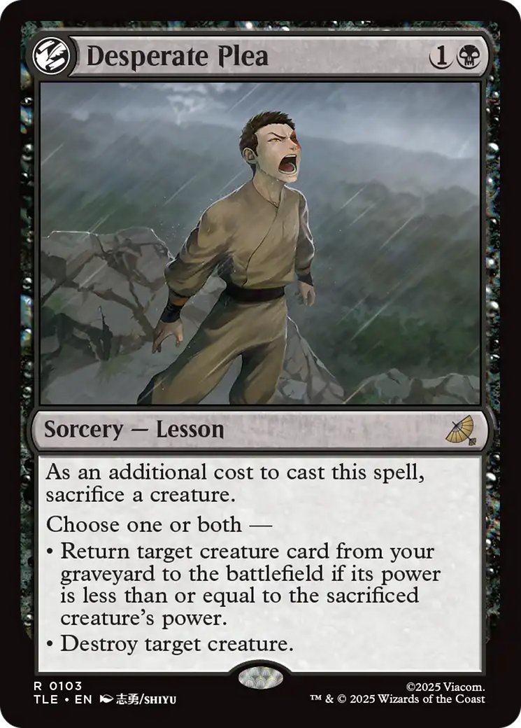 Desperate Plea [Avatar: The Last Airbender: Eternal-Legal] - Magic: The Gathering - Card Brawlers | Quebec | Canada |