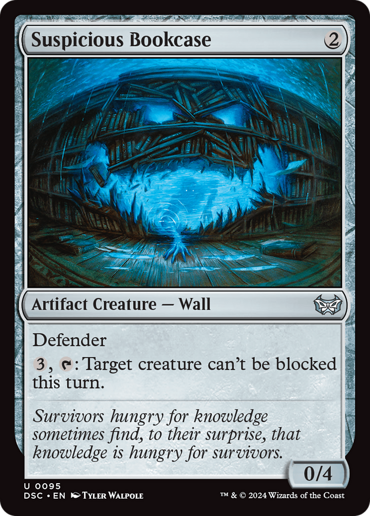 Suspicious Bookcase [Duskmourn: House of Horror Commander] - Magic: The Gathering - Card Brawlers | Quebec | Canada |
