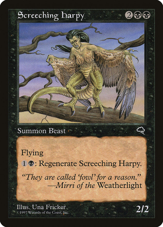 Screeching Harpy [Tempest] - Magic: The Gathering - Card Brawlers | Quebec | Canada |