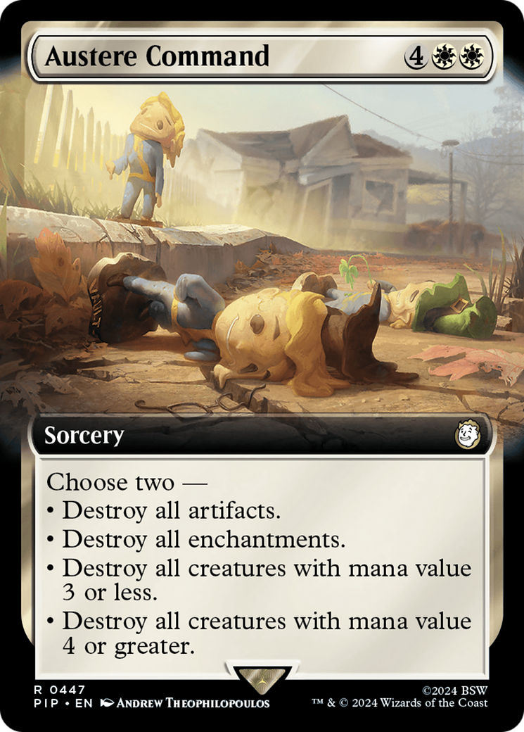 Austere Command (Extended Art) [Fallout] - Magic: The Gathering - Card Brawlers | Quebec | Canada |