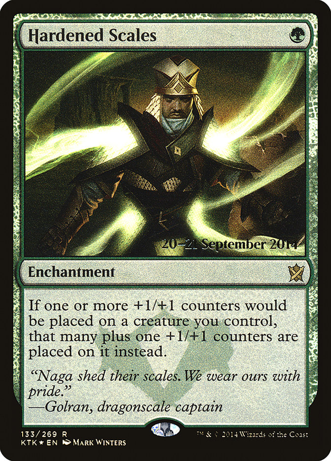 Hardened Scales [Khans of Tarkir Prerelease Promos] - Magic: The Gathering - Card Brawlers | Quebec | Canada |