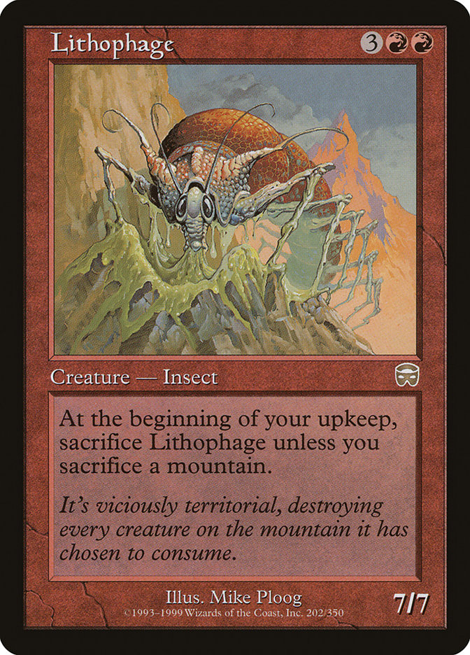 Lithophage [Mercadian Masques] - Magic: The Gathering - Card Brawlers | Quebec | Canada |