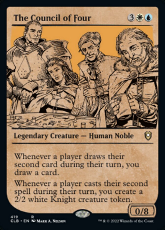 The Council of Four (Showcase) [Commander Legends: Battle for Baldur's Gate] - Magic: The Gathering - Card Brawlers | Quebec | Canada |