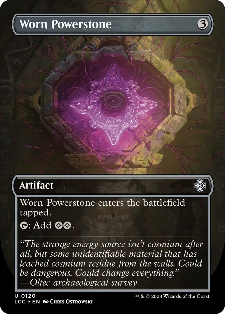 Worn Powerstone (Borderless) [The Lost Caverns of Ixalan Commander] - Magic: The Gathering - Card Brawlers | Quebec | Canada |