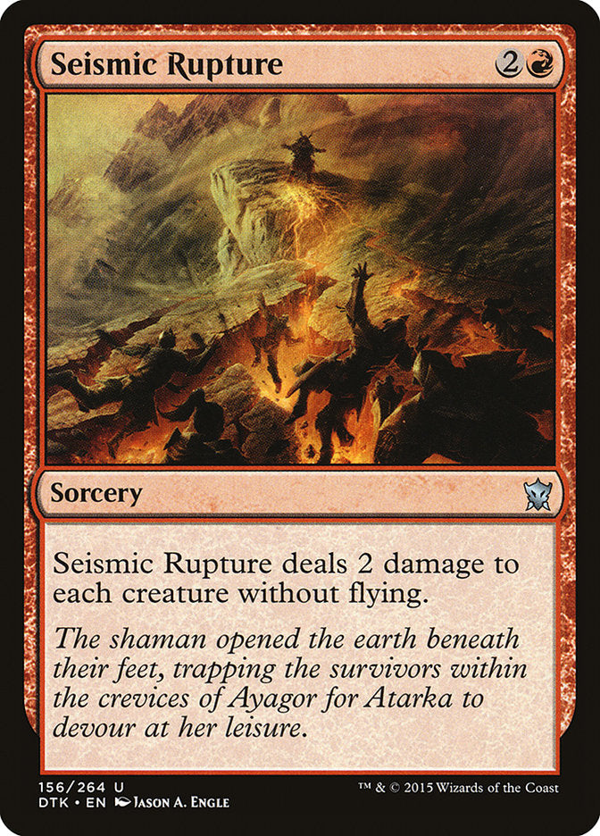 Seismic Rupture [Dragons of Tarkir] - Magic: The Gathering - Card Brawlers | Quebec | Canada |