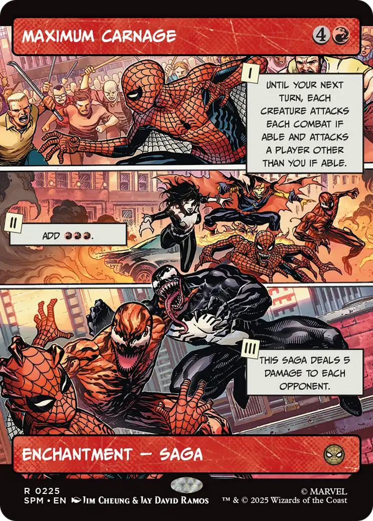 Maximum Carnage (Borderless) [Marvel's Spider-Man] - Magic: The Gathering - Card Brawlers | Quebec | Canada |