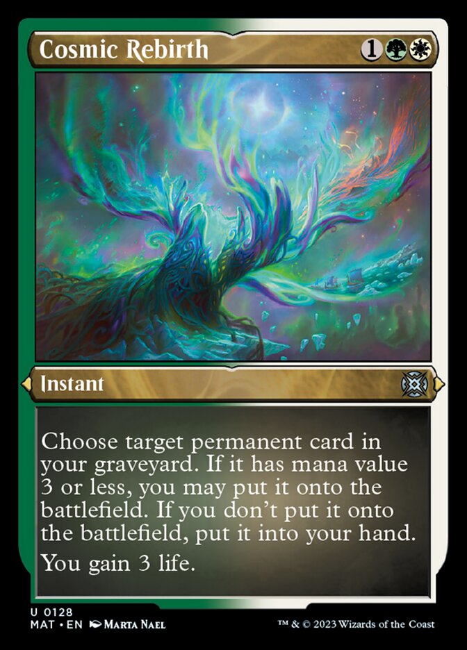 Cosmic Rebirth (Foil Etched) [March of the Machine: The Aftermath] - Magic: The Gathering - Card Brawlers | Quebec | Canada |
