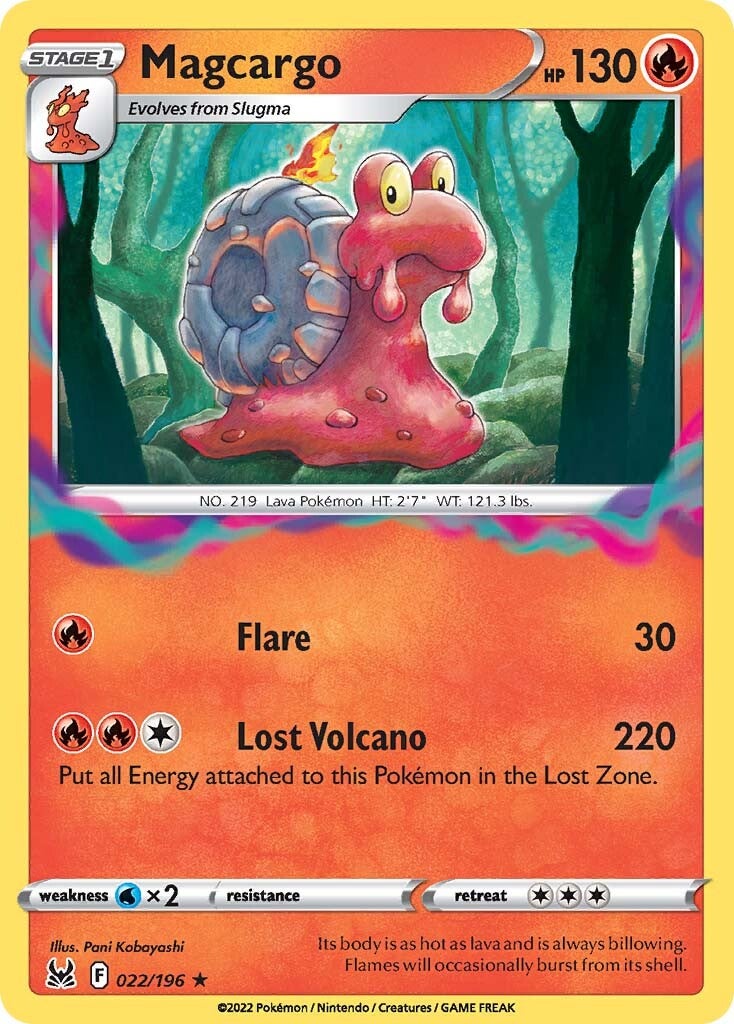 Magcargo (022/196) [Sword & Shield: Lost Origin] - Pokémon - Card Brawlers | Quebec | Canada |