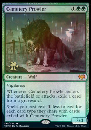 Cemetery Prowler [Innistrad: Crimson Vow Prerelease Promos] - Magic: The Gathering - Card Brawlers | Quebec | Canada |