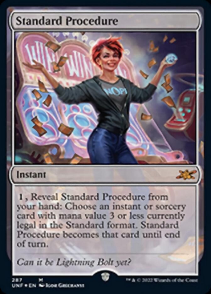Standard Procedure (Galaxy Foil) [Unfinity] - Magic: The Gathering - Card Brawlers | Quebec | Canada |