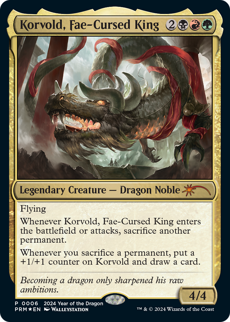 Korvold, Fae-Cursed King (Year of the Dragon 2024) [Standard Showdown Promos] - Magic: The Gathering - Card Brawlers | Quebec | Canada |
