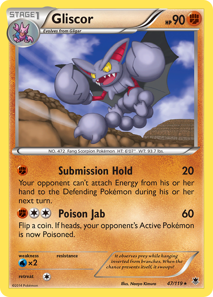 Gliscor (47/119) [XY: Phantom Forces] - Pokémon - Card Brawlers | Quebec | Canada |