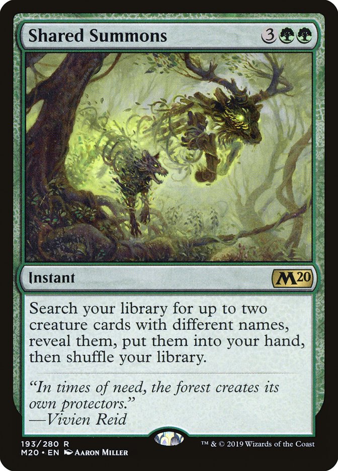 Shared Summons [Core Set 2020] - Magic: The Gathering - Card Brawlers | Quebec | Canada |