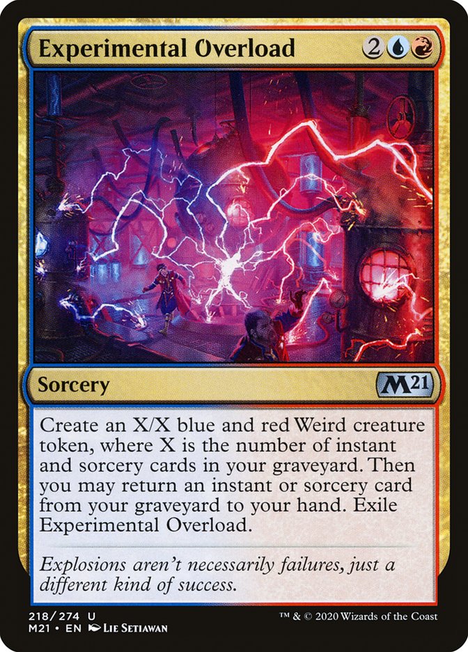 Experimental Overload [Core Set 2021] - Magic: The Gathering - Card Brawlers | Quebec | Canada |