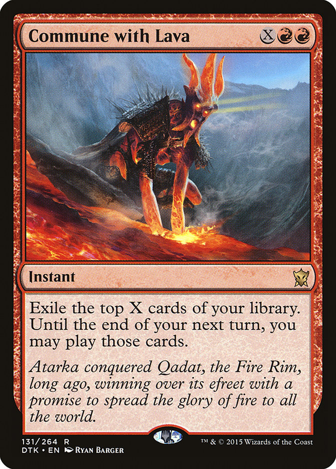 Commune with Lava [Dragons of Tarkir] - Magic: The Gathering - Card Brawlers | Quebec | Canada |