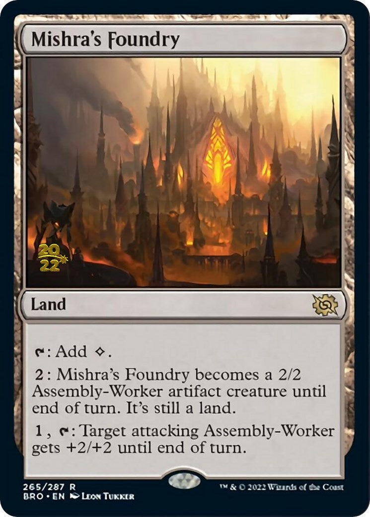Mishra's Foundry [The Brothers' War Prerelease Promos] - Magic: The Gathering - Card Brawlers | Quebec | Canada |