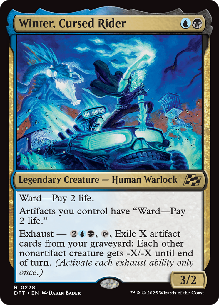 Winter, Cursed Rider [Aetherdrift] - Magic: The Gathering - Card Brawlers | Quebec | Canada |