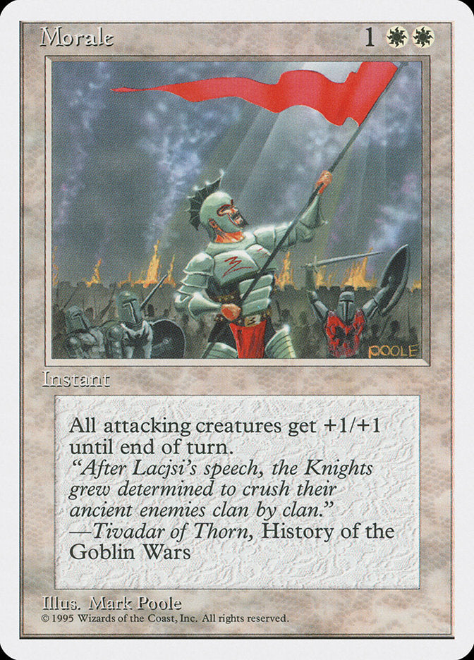 Morale [Fourth Edition] - Magic: The Gathering - Card Brawlers | Quebec | Canada |