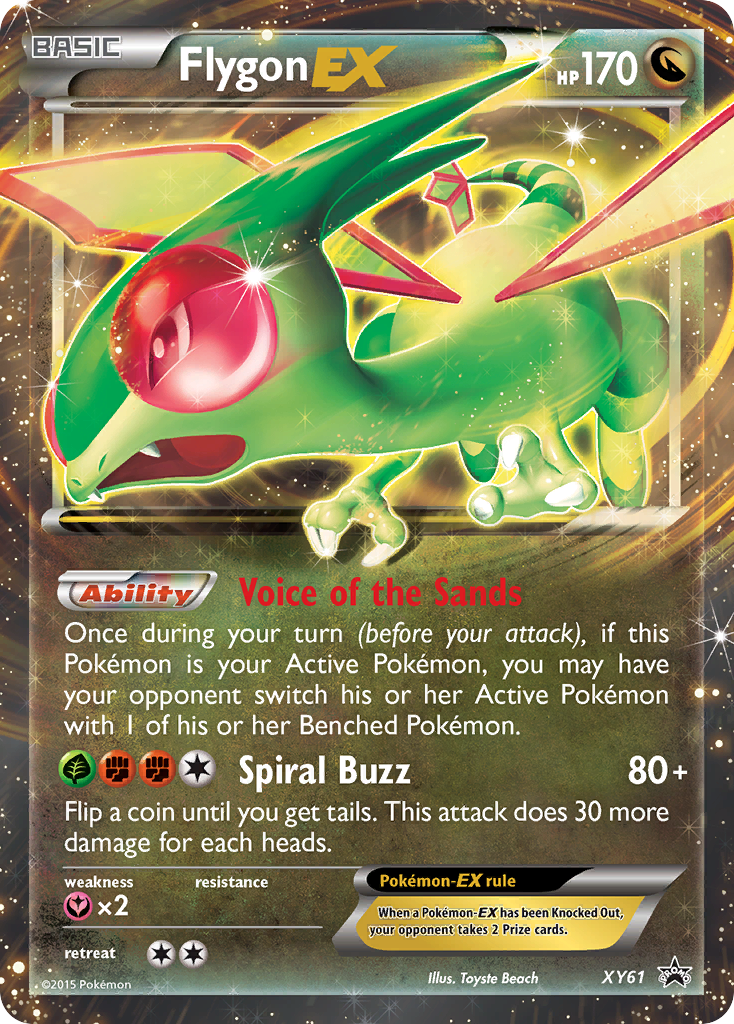 Flygon EX (XY61) [XY: Black Star Promos] - Pokémon - Card Brawlers | Quebec | Canada |