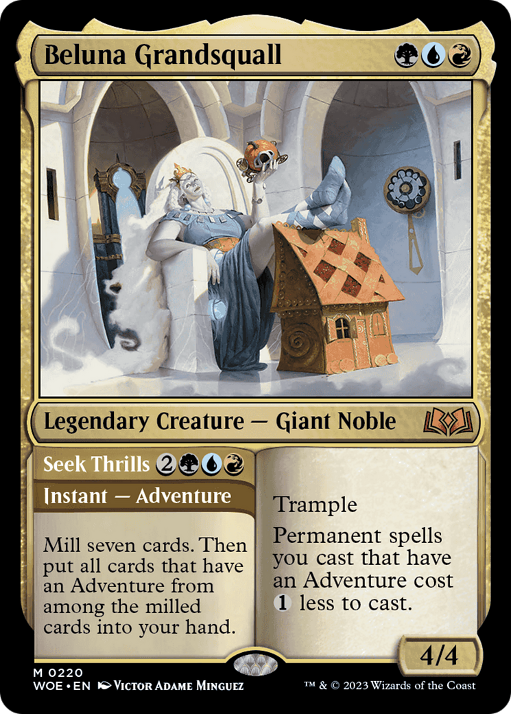 Beluna Grandsquall // Seek Thrills [Wilds of Eldraine] - Magic: The Gathering - Card Brawlers | Quebec | Canada |