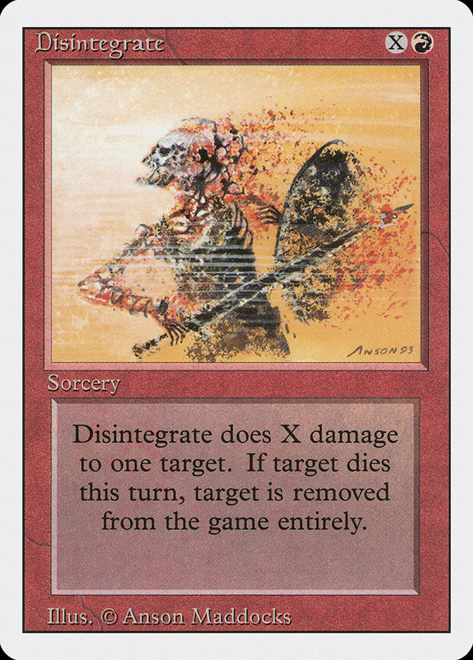 Disintegrate [Revised Edition] - Magic: The Gathering - Card Brawlers | Quebec | Canada |