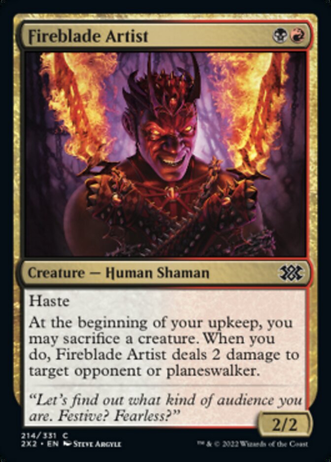 Fireblade Artist [Double Masters 2022] - Magic: The Gathering - Card Brawlers | Quebec | Canada |