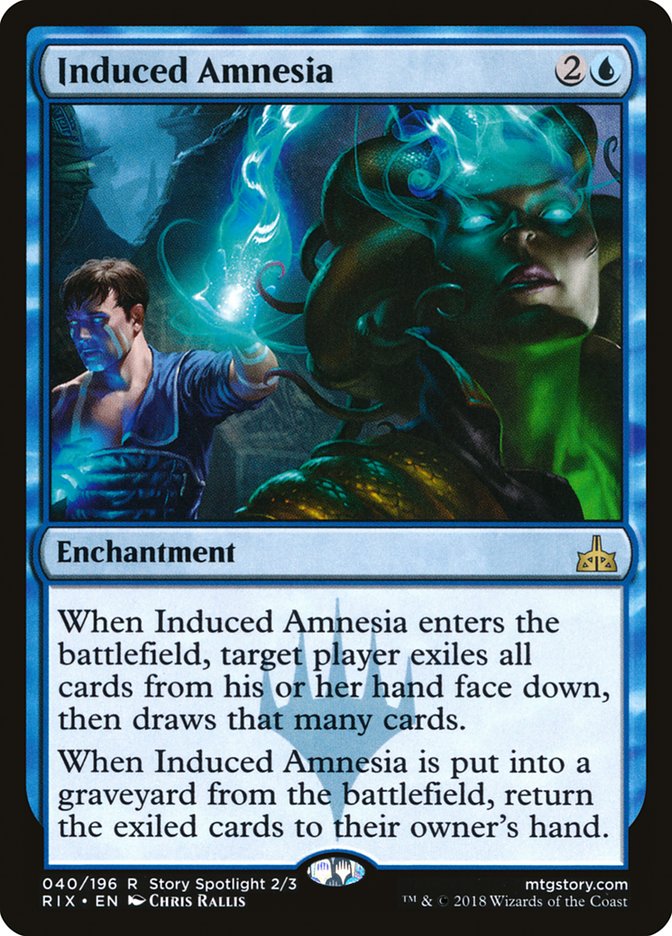Induced Amnesia [Rivals of Ixalan] - Magic: The Gathering - Card Brawlers | Quebec | Canada |
