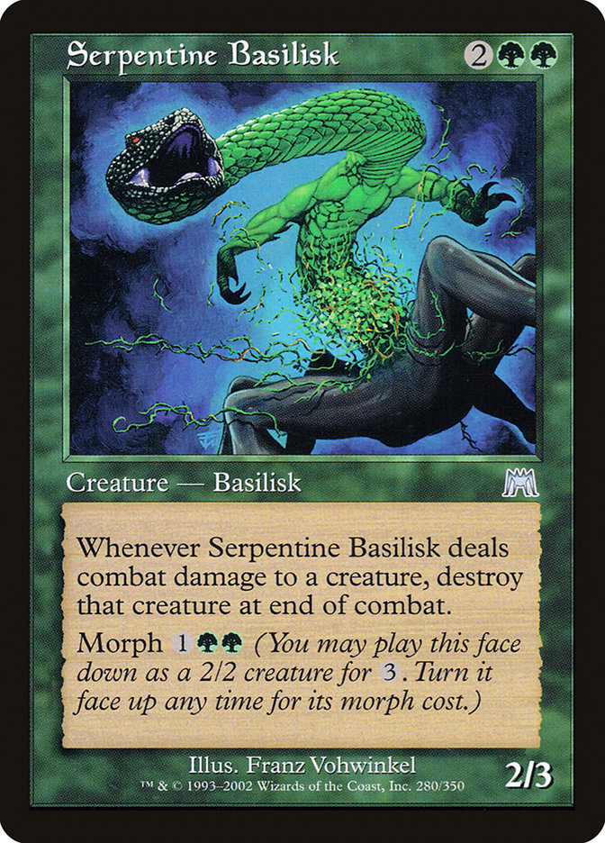 Serpentine Basilisk [Onslaught] - Magic: The Gathering - Card Brawlers | Quebec | Canada |