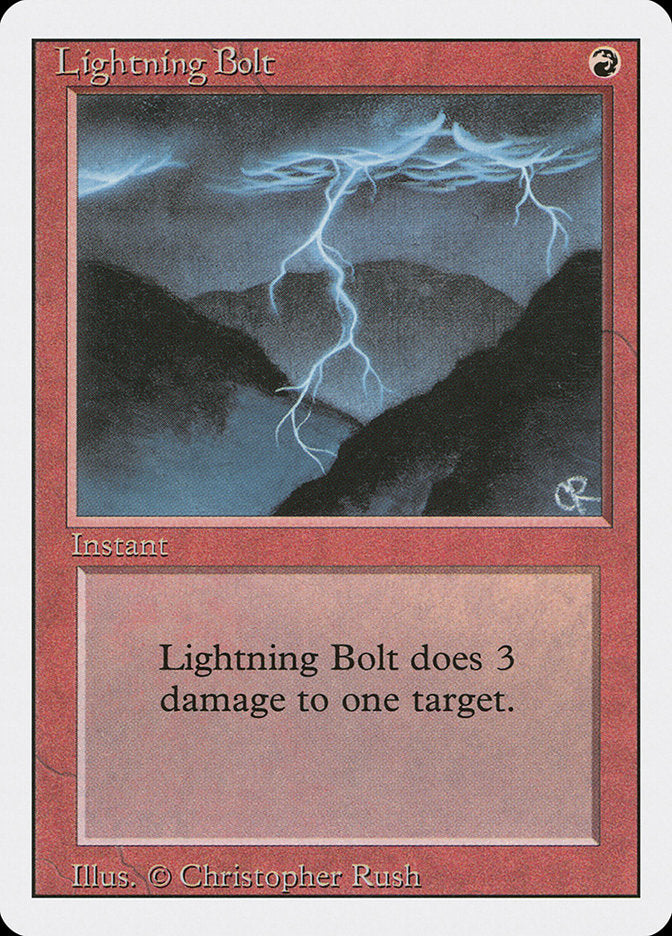 Lightning Bolt [Revised Edition] - Magic: The Gathering - Card Brawlers | Quebec | Canada |