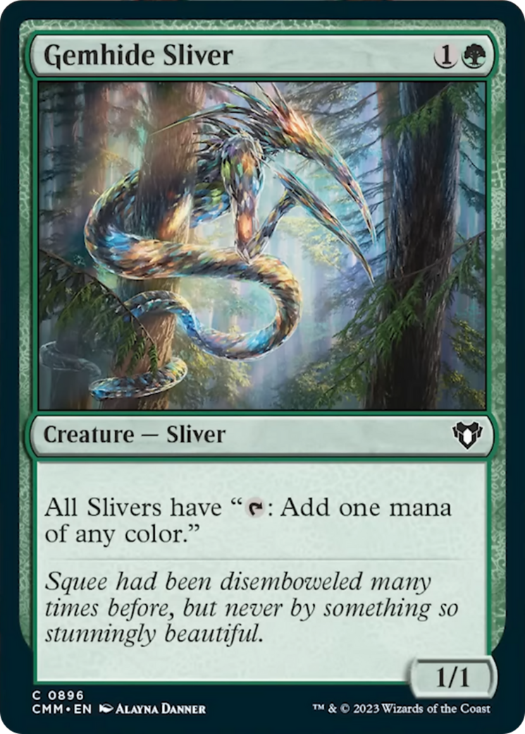 Gemhide Sliver [Commander Masters] - Magic: The Gathering - Card Brawlers | Quebec | Canada |
