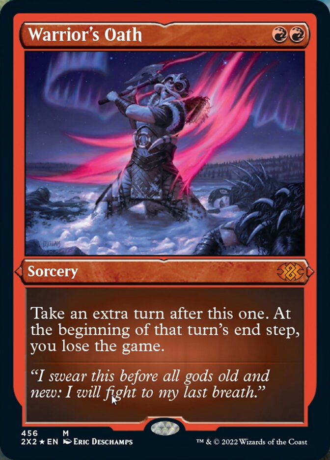Warrior's Oath (Foil Etched) [Double Masters 2022] - Magic: The Gathering - Card Brawlers | Quebec | Canada |