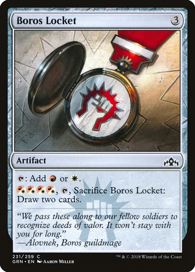 Boros Locket [Guilds of Ravnica] - Magic: The Gathering - Card Brawlers | Quebec | Canada |