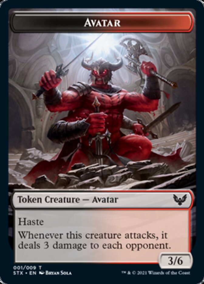 Avatar Token [Strixhaven: School of Mages Tokens] - Magic: The Gathering - Card Brawlers | Quebec | Canada |