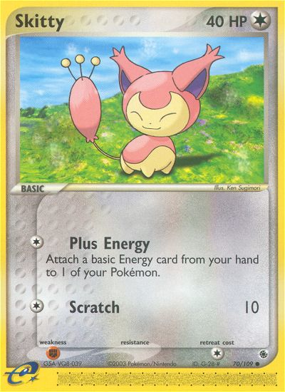 Skitty (70/109) [EX: Ruby & Sapphire] - Pokémon - Card Brawlers | Quebec | Canada |