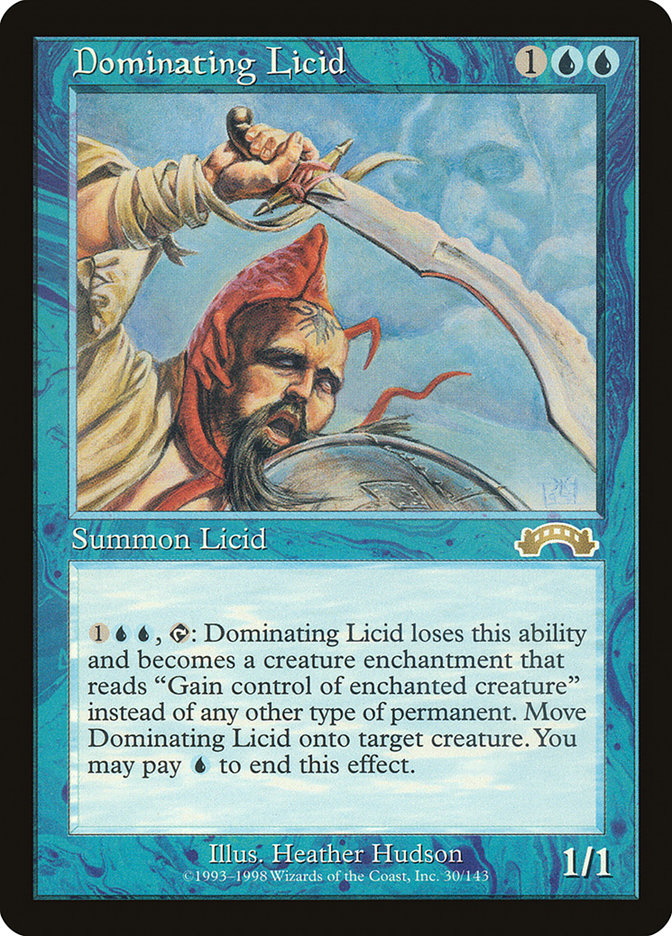 Dominating Licid [Exodus] - Magic: The Gathering - Card Brawlers | Quebec | Canada |