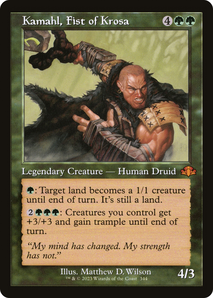 Kamahl, Fist of Krosa (Retro) [Dominaria Remastered] - Magic: The Gathering - Card Brawlers | Quebec | Canada |