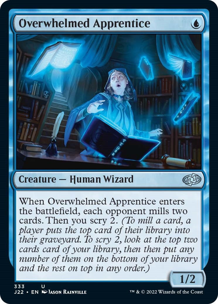 Overwhelmed Apprentice [Jumpstart 2022] - Magic: The Gathering - Card Brawlers | Quebec | Canada |