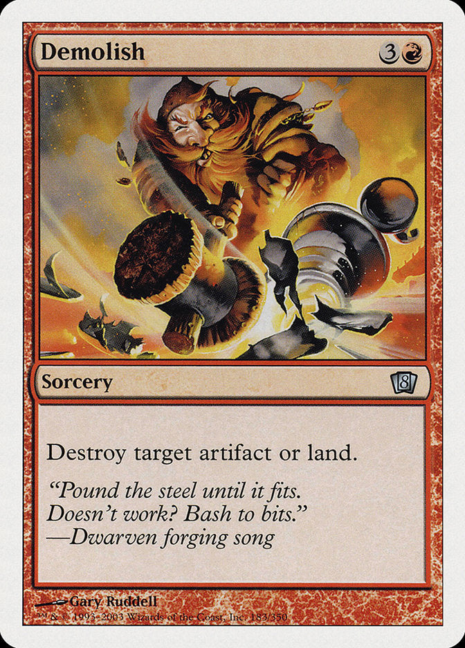 Demolish [Eighth Edition] - Magic: The Gathering - Card Brawlers | Quebec | Canada |