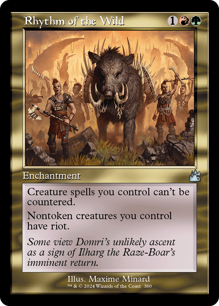 Rhythm of the Wild (Retro Frame) [Ravnica Remastered] - Magic: The Gathering - Card Brawlers | Quebec | Canada |